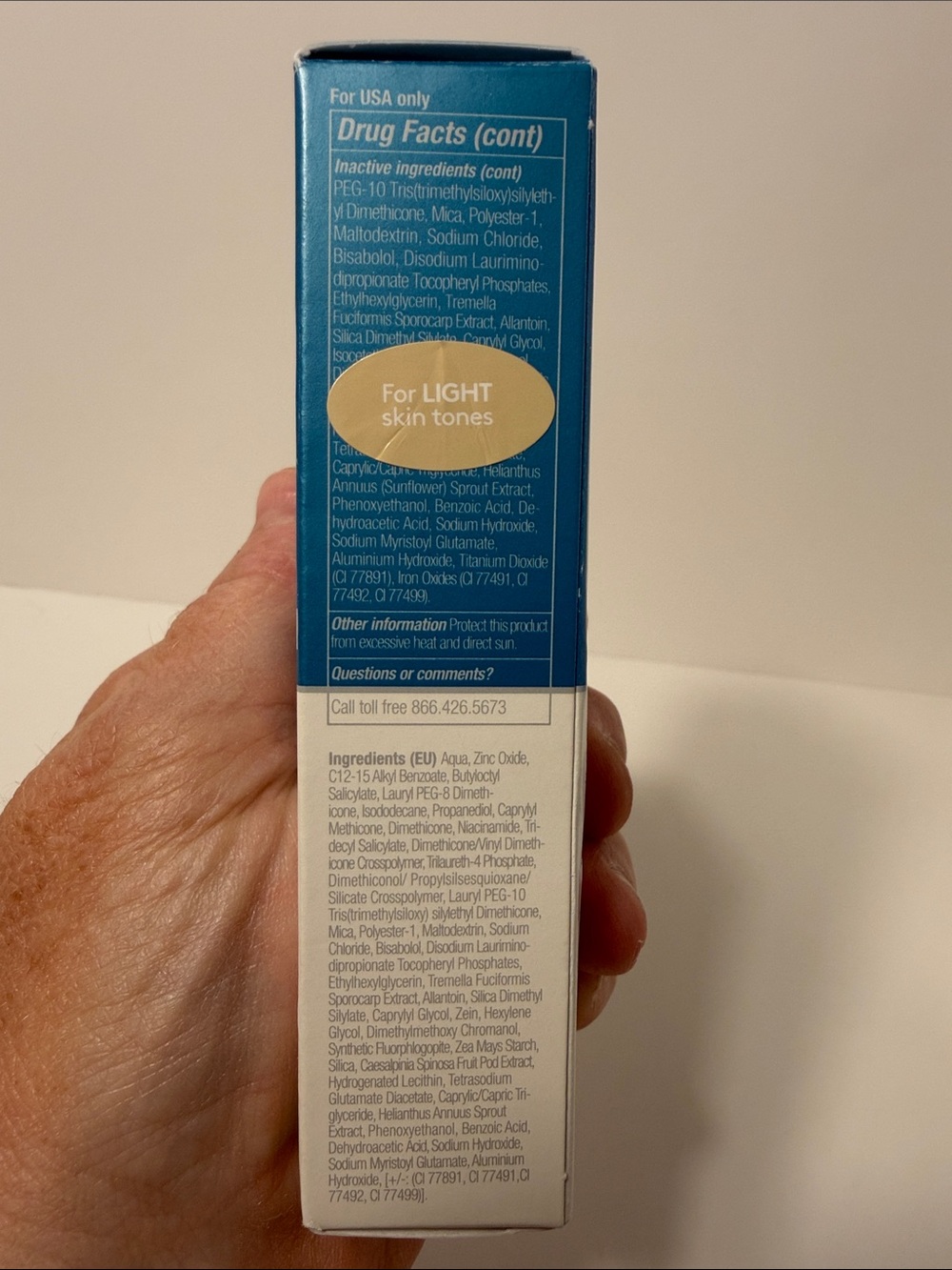 Sunforgettable Total Protection Face Shield Flex SPF 50 - Blue/White - Picture 3 of 7
